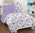 Df1elly Dream Factory Full Size Purple Elephant Comforter Set 042075474720