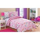 Dh600184604348 Piece Kids Girls Light Pink Rainbows Unicorn Comforter 600184604348