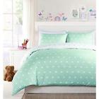 Dh600184607943 Piece Girls Mint Green White Heart Themed Comforter 600184607943