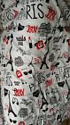 Dh604190855428 Unbranded Girls Dream In Paris Black Wht Red Comforter Twin