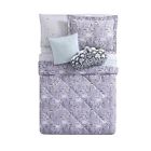 Dh742567865332 Piece Girls Purple Black Gold Princess Life Comforter 742567865332