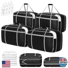 B0fgv4l814 Dimj Large Comforter Storage Bag With Handls 100l Washable Blanket Com