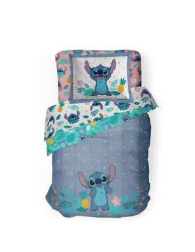 Disney 032281263041 Stitch 2 Piece Comforter Set Twin/full Reversible Bed Movie Fan Gift New