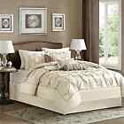 Does Not Apply Madison Park Laurel Comforter Set Queen Ivory 675716455309