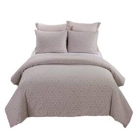 Y00713 Donna Sharp Seville 3-piece Blush Cotton King Comforter Set Y00713 Donna Sharp Seville 3-piece Blush Cotton King Comforter Set