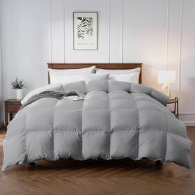 N017 Downaero Premium Feather Down Comforter King Size 90 Inch X 106 High Fill-power Medium W N017 Downaero Premium Feather Down Comforter King Size 90 Inch X 106 High Fill-power Medium W