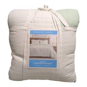 735732592621-p Draper James Ny Striped Design Cotton/polyester Comforter Set 3pc Full/queen