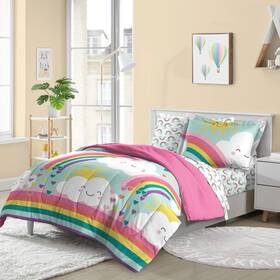 Dream Factory 042075612160 5-piece Complete Bed Set Easy-wash Super Soft Microfiber Comforter Bedding T