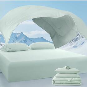 Jf022300418 Dream Valley Outlast Cooling Comforter Nasa-grade Technology 106x90 Mint Nib