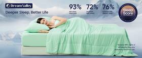X0042by5kp Dream Valley Outlast Cooling Comforter 90x90 Mint Macaron Nib Msrp 179