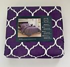 Ds0463 Chic Home Piece Duvet Cover Set Twin Plum New