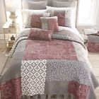 Dsl-q-555g Donna Sharp Fleur De Lis Square Quilted Country Cotton Queen