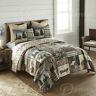 Dsl-q-6016c Donna Sharp Mountain Stream Wildlife Quilted Country King 754069601677