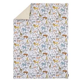 Dwellstudio 085214112244 Safari Animal Print Comforter Gray/yellow/orange