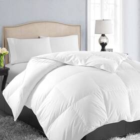 Easeland 936399046623 All Season Oversized Queen Soft Quilted Down Alternative Comforter Reversible