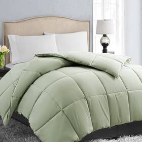 Sg01 Easeland Queen Size Down Alternative Comforter - Quilted Duvet Insert For All