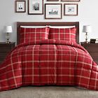 Ebab3976 King Queen Home Exclusive Plaid Down Alternative Piece 4894660056790