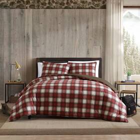 203934 Eddie Bauer - Twin Comforter Set Reversible Alt Down Bedding With Matching S
