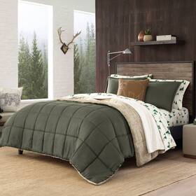 77459690 Eddie Bauer King Sherwood Comforter Set Green