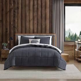 Ushsa51301871 Eddie Bauer - Twin Comforter Set Microsuede Bedding With Matching Sham