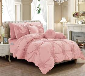Elegant Comfort 686091914961 Luxurious Softest Coziest 10-piece Bed-in-a-bag Sunflower Comforter Set Silky