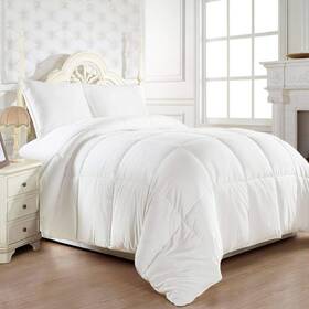 B00i5utz30 Elegant Comfort Luxurious Goose Down Alternative Double Fill Comforter Duvet