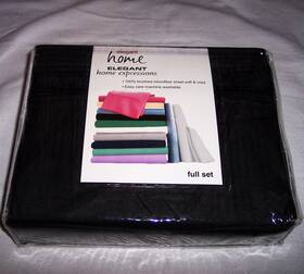 Iysmicro-ch-2 Elegant Home Expression Soft Microfiber Full Sheet Set Deep Pocket 16 Inch Charcoal