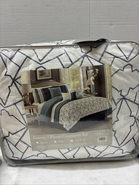 Elight Home 818187024005 King Luxury 7 Pieces Comforter Set