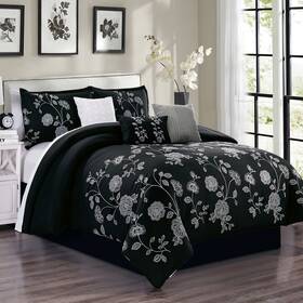 Elight Home 843688114689 Behrouz Luxury 7 Piece Comforter N/a Queen