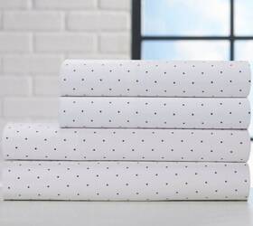 Ejh-mfpdss-s1-2 Ella Jayne Super Soft Triple Brushed Microfiber 4 Piece Polka Dot Full Sheet Set