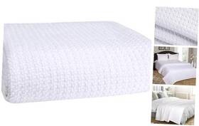 89787 Elvana Home 100% Cotton Bed Blanket Breathable King Size 102 In X 90 White