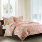 Eo12-1219  Echo Design Guinevere Duvet Cover King Size Coral 675716500955
