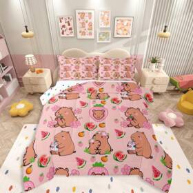 B0c98yhd9p Erosebridal Capybara Lover Bedding Set Capybaras Decor Comforter Full For