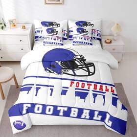 B0dr89srch Erosebridal Football 7 Pcs Comforter Set Twin City Bedding For Kids