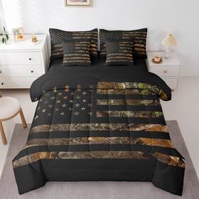 Gzps4999towals3931tjqhwj Erosebridal Rustic Camo Bedding Sets American Flag Full Comforter Set With Sheets 7 Piece