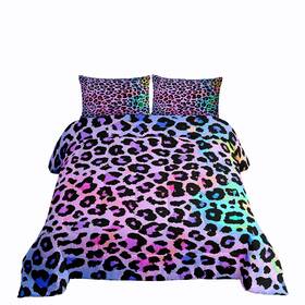Jcx2393bzzghfull Erosebridal Women Cheetah Printed Bedding Comforters Full Size Colorful Leopard