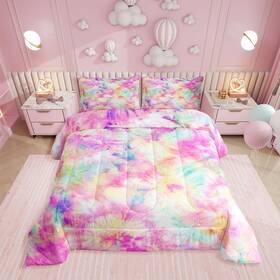 Jcx6694bzlhmtwin Erosebridal Kids Tie Dye Comforter Set Bohemian Batik Down Twin Size Boho Psy