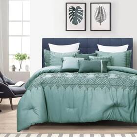 Esca 843688115389 Linda Luxury 7 Piece Comforter Set