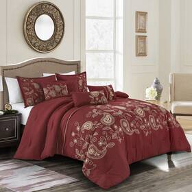 Esca 843688119561 Jlva 7pc Comforter Set