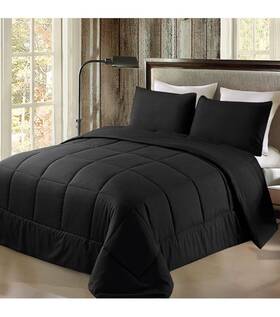 Bks-90102 Exclusivo Mezcla Lightweight Reversible 3-piece Comforter Set All Seasons Down