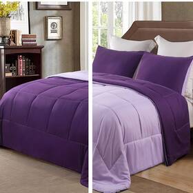 Dpl-9010288 Exclusivo Mezcla Lightweight Reversible 3-piece Comforter Set All Seasons Down