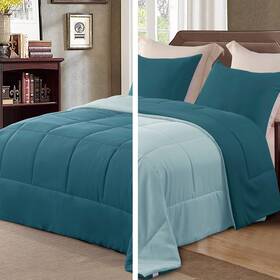 Dtl-90102 Exclusivo Mezcla Lightweight Reversible 3-piece Comforter Set All Seasons Down Alternative Co