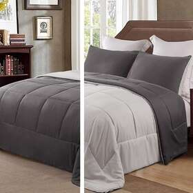 Tgs-8888 Exclusivo Mezcla Lightweight Reversible 3-piece Comforter Set All Seasons Down