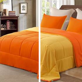 Yos-8888 Exclusivo Mezcla Lightweight Reversible 3-piece Comforter Set All Seasons Down Alternative
