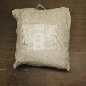 2000007800 Fairfield Square Collection Sunham Damask 6-piece Comforter Set Neutral Brown Twin