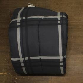 2000009657 Fairfield Square Collection Casual Plaid 6-piece Comforter Set Navy Blue Twin Xl