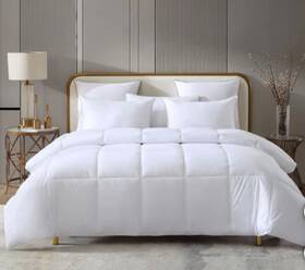 Farm To Home 788904045234 Organic Cotton Down Alternative Comforter King Size White