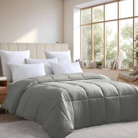 Fh140006 Farm To Home Down Alternative Comforter King Size Organic Cotton Duvet Insert Hotel Collec
