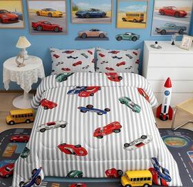 B0bczlynm8 Feelyou Race Car Comforter Set Speed Sports Bedding Racing
