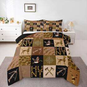 B0g2rml616 Feelyou Mallard Duck Hunter Comforter Set King Size For Boys Teens